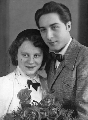 Hochzeitsfoto Gertrud und Rolf Hoeveler
